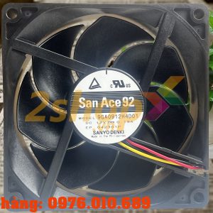 Quạt SANYO DENKI 9GA0912H4D01, 12VDC, 92x92x25mm