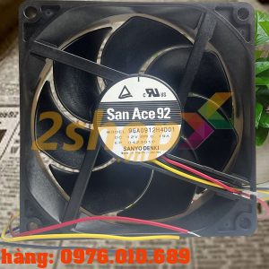 Quạt SANYO DENKI 9GA0912H4D01, 12VDC, 92x92x25mm