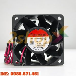 Quạt SUNON PMD2406PMB1-A(2).GN, 24VDC, 60x60x38mm