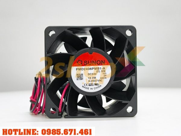 Quạt SUNON PMD2406PMB1-A(2).GN, 24VDC, 60x60x38mm