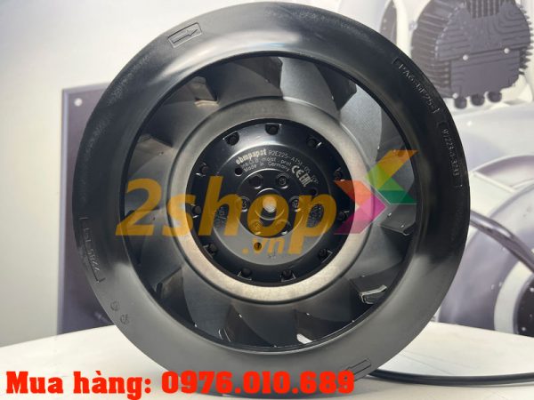 Quạt EBMPAPST R2E225-AT51-05, 230VAC, 225mm