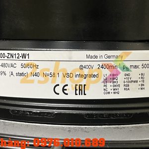 Quạt EC EBMPAPST S3G400-ZN12-W1, 380-480VAC, 400mm