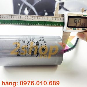 Tụ điện CD60 200uF, 450VAC Dây cắm