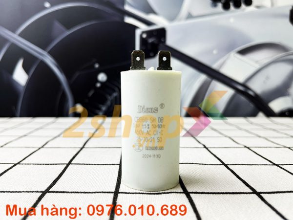 Tụ điện Dianz CBB60 5uF, 450VAC Giắc cắm