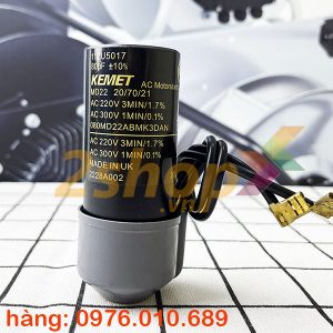 Tụ điện KEMET 080MD22ABMK3DAN, 80uF, 220/300VAC