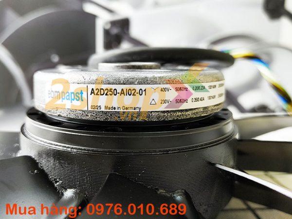 Quạt EBMPAPST A2D250-AI02-01, 230-400VAC, 250mm