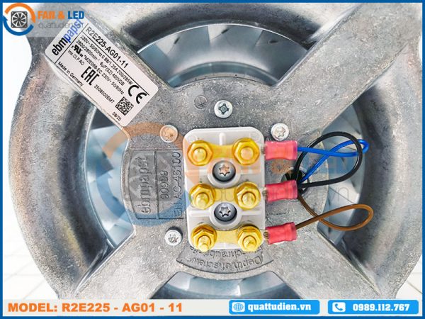 Quạt EBMPAPST R2E225-AG01-11, 230VAC, 225mm