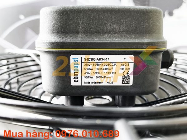 Quạt EBMPAPST S4D300-AR34-17, 230/400VAC, 300mm