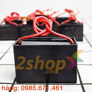 Tụ điện CBB61 10uF, 450VAC Dây cắm