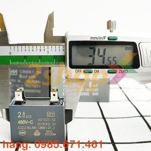 Tụ điện BM CBB61 2.5uF, 450VAC Giắc cắm