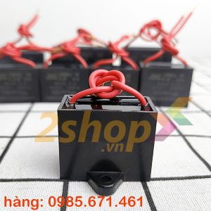 Tụ điện CBB61 3uF, 450VAC Dây cắm