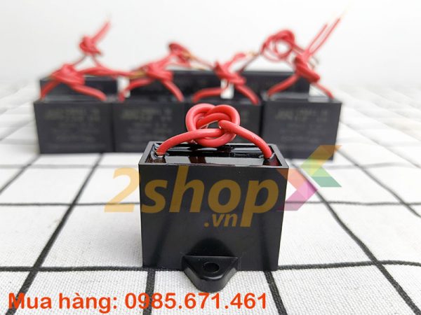Tụ điện CBB61 3uF, 450VAC Dây cắm
