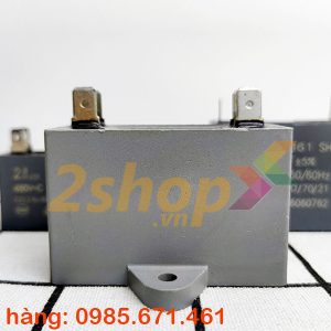 Tụ điện CBB61 8uF, 450VAC Giắc cắm