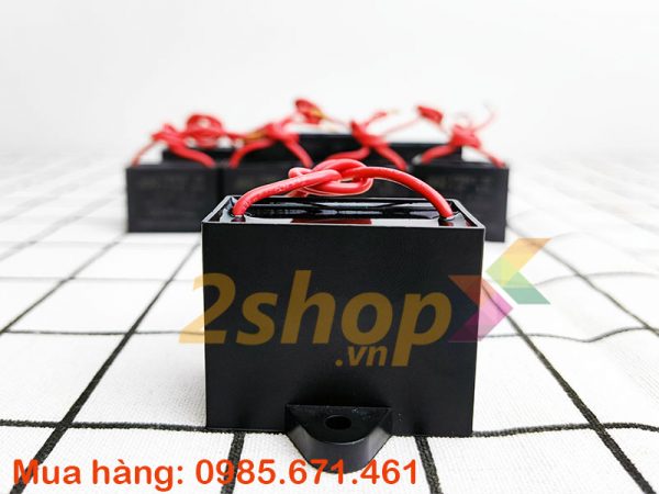 Tụ điện CBB61 8uF, 450VAC Dây cắm