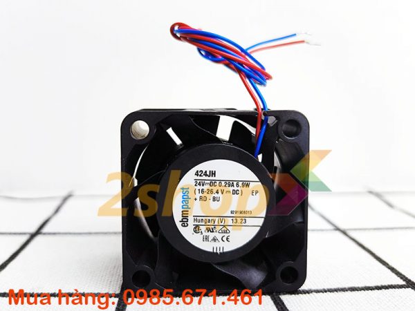 Quạt EBMPAPST 424JH, 24VDC, 40x40x28mm