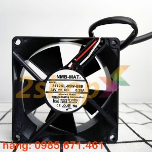 Quạt biến tần NMB 3112KL-05W-B69, 24VDC, 80x80x32mm