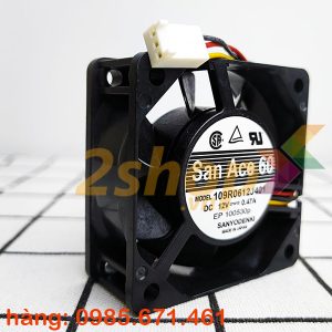 Quạt SANYO DENKI 109R0612J401, 12VDC, 60x60x25mm