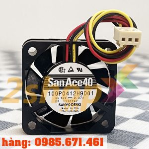 Quạt SANYO DENKI 109P0412H9D01, 12VDC, 40x40x10mm