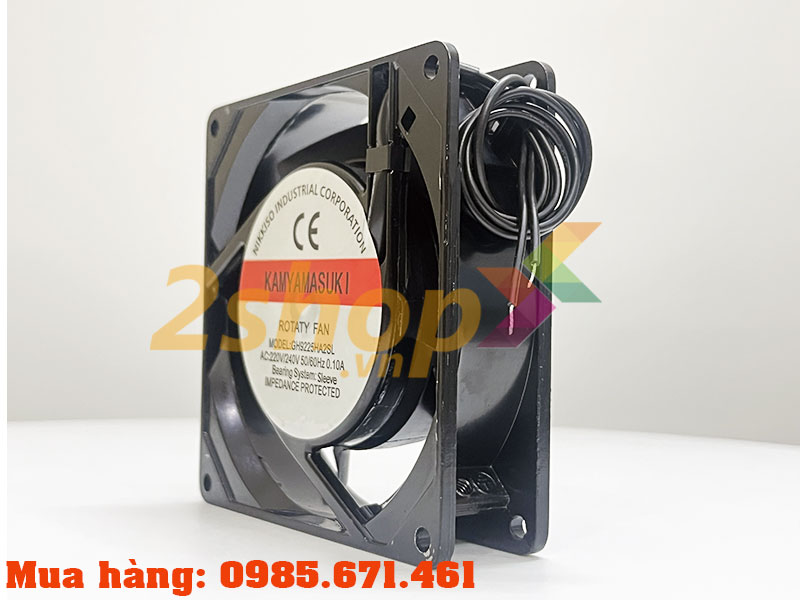 QUẠT KAMYAMASUKI GH9225HA2SL, 220-240VAC, 92x92x25mm