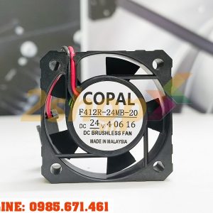 Quạt COPAL F412R-24MB-20, 24VDC, 40x40x10mm
