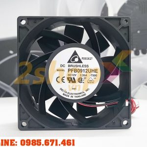 Quạt DELTA PFB0912UHE, 12VDC, 92x92x38mm