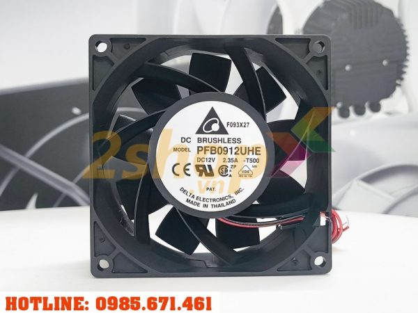 Quạt DELTA PFB0912UHE, 12VDC, 92x92x38mm