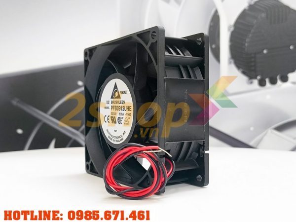 Quạt DELTA PFB0912UHE, 12VDC, 92x92x38mm