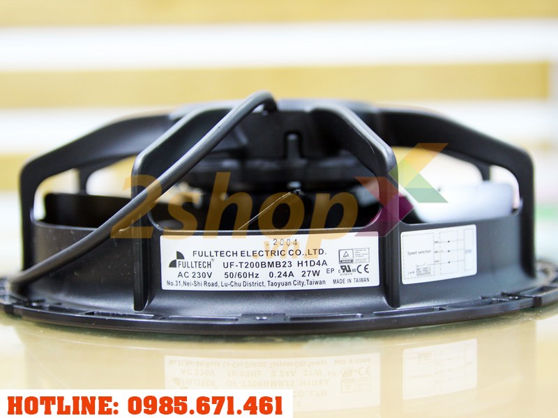 Quạt FULLTECH UF-T200BMB23 H1D4A, 230VAC, 250mm