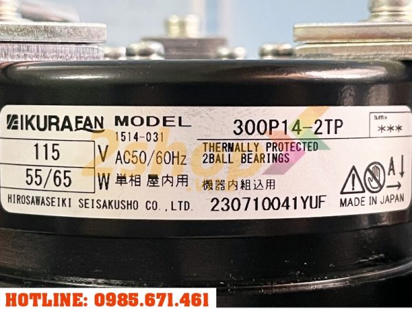 QUẠT IKURA FAN 300P14-2TP, 115VAC, 300mm