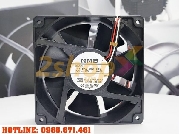 Quạt NMB 4715KL-05W-B39, 24VDC, 120x120x38mm