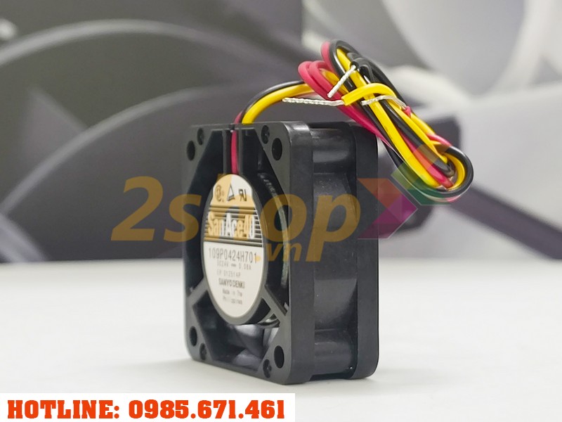 Quạt SANYO DENKI 109P0424H701, 24VDC, 40x40x15mm