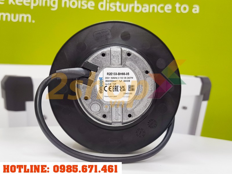 Quạt EBMPAPST R2E133-BH66-05, 230VAC, 133mm