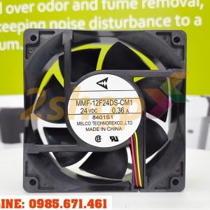 Quạt MELCO MMF-12F24DS-CM1, 24VDC, 120x120x38mm