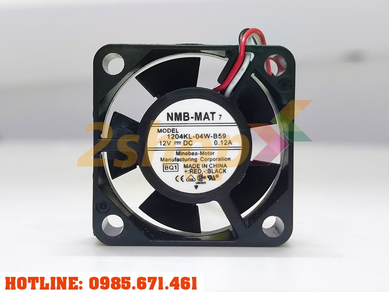 Quạt NMB 1204KL-04W-B59, 12VDC, 30x30x10mm