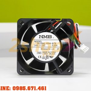Quạt biến tần NMB 2410ML-05W-B79, 24VDC, 60x60x25mm