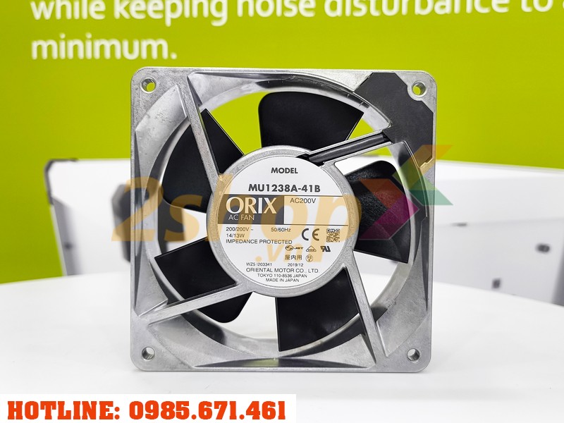 QUẠT ORIX T-MU1238A-41-GP, 200VAC, 120x120x38mm