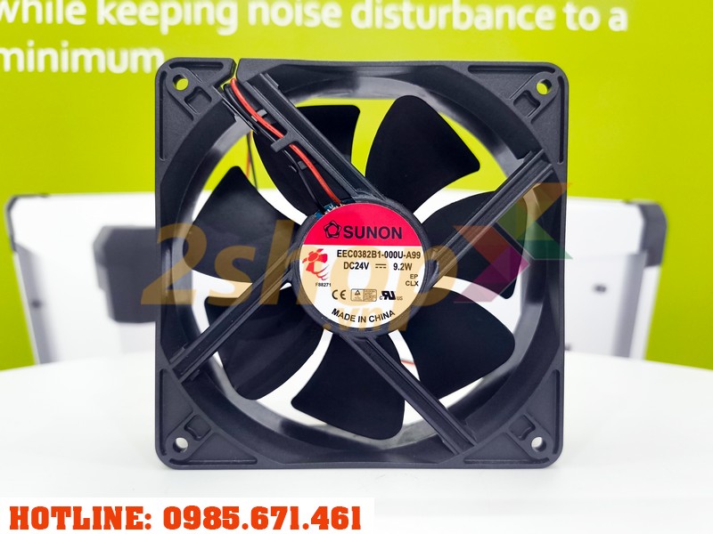 QUẠT SUNON EEC0382B1-000U-A99, 24VDC, 120x120x38mm