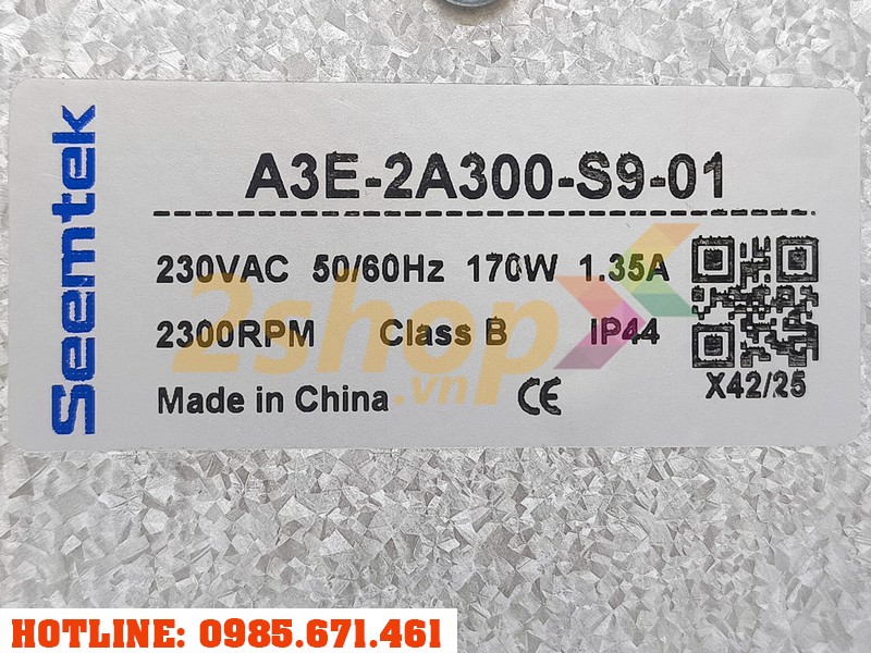 Quạt EC SEEMTEK A3E-2A300-S9-01, 230VAC, 300mm