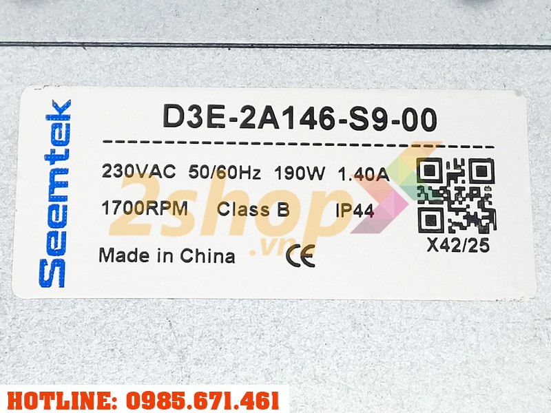 Quạt EC SEEMTEK D3E-2A146-S9-00, 230VAC, 146mm