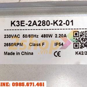 Quạt EC SEEMTEK K3E-2A280-K2-01, 230VAC, 280mm