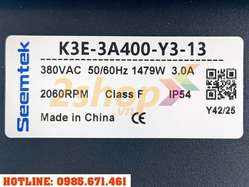 Quạt EC SEEMTEK K3E-3A400-Y3-13, 380VAC, 400mm