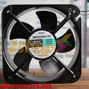 QUẠT ORIX MR20060-AC, 200/220/230VAC, 200x200x60mm