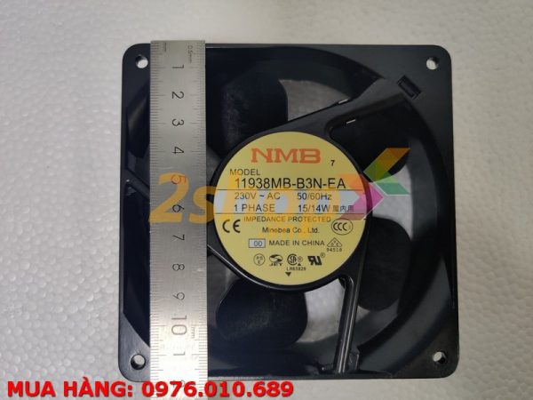 QUẠT NMB 11938MB-B3N-EA, 230VAC, 120x120x38mm