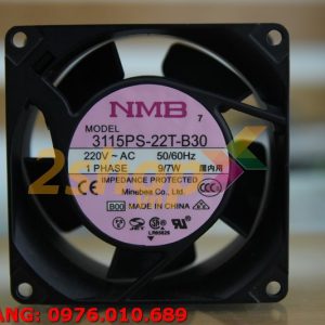 QUẠT NMB 3115PS-22T-B30, 220VAC, 80x80x38mm