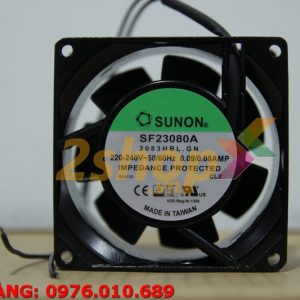 QUẠT SUNON SF23080A-2083HBL.GN, 220-240VAC, 80x80x38mm