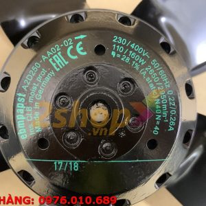 Quạt EBMPAPST A2D250-AA02-02, 230-400VAC, 250mm