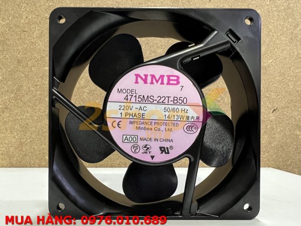 Quạt NMB 4715MS-22T-B50, 220VAC, 120x120x38mm
