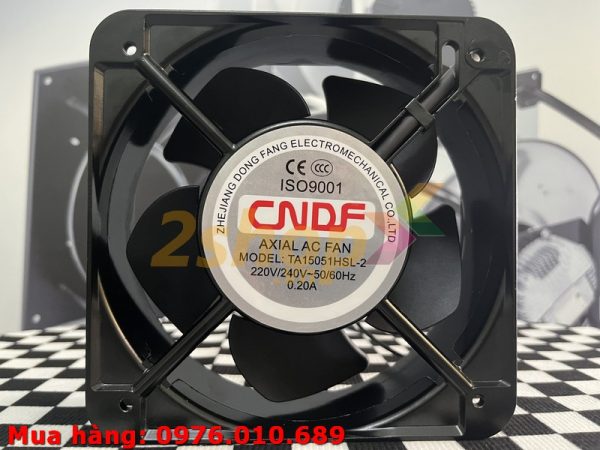 QUẠT CNDF TA15051HSL-2, 220-240VAC, 150x150x51mm