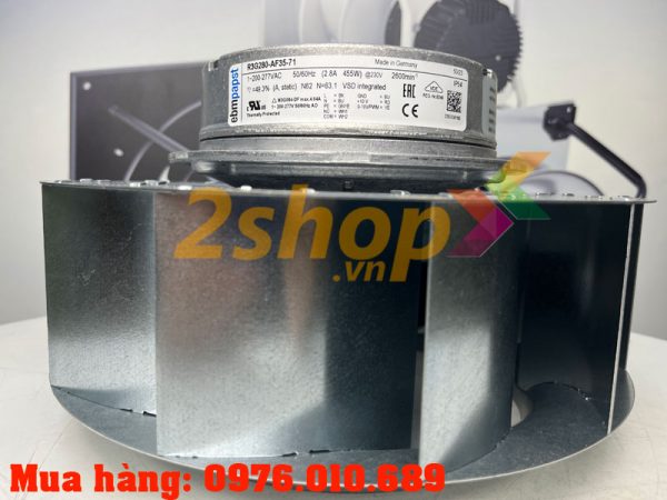 Quạt EBMPAPST R3G280-AF35-71, 230VAC, 280mm