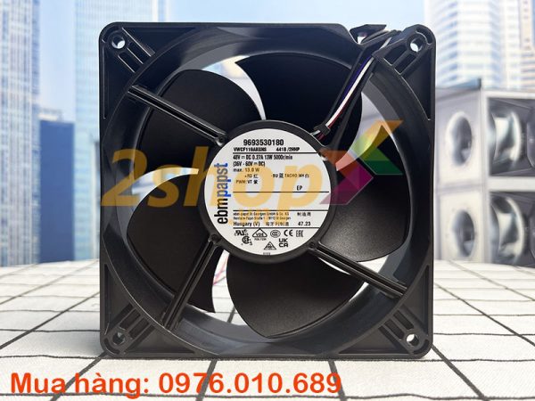 Quạt EBMPAPST 4418/2HHP, 48VDC, 120x120x38mm